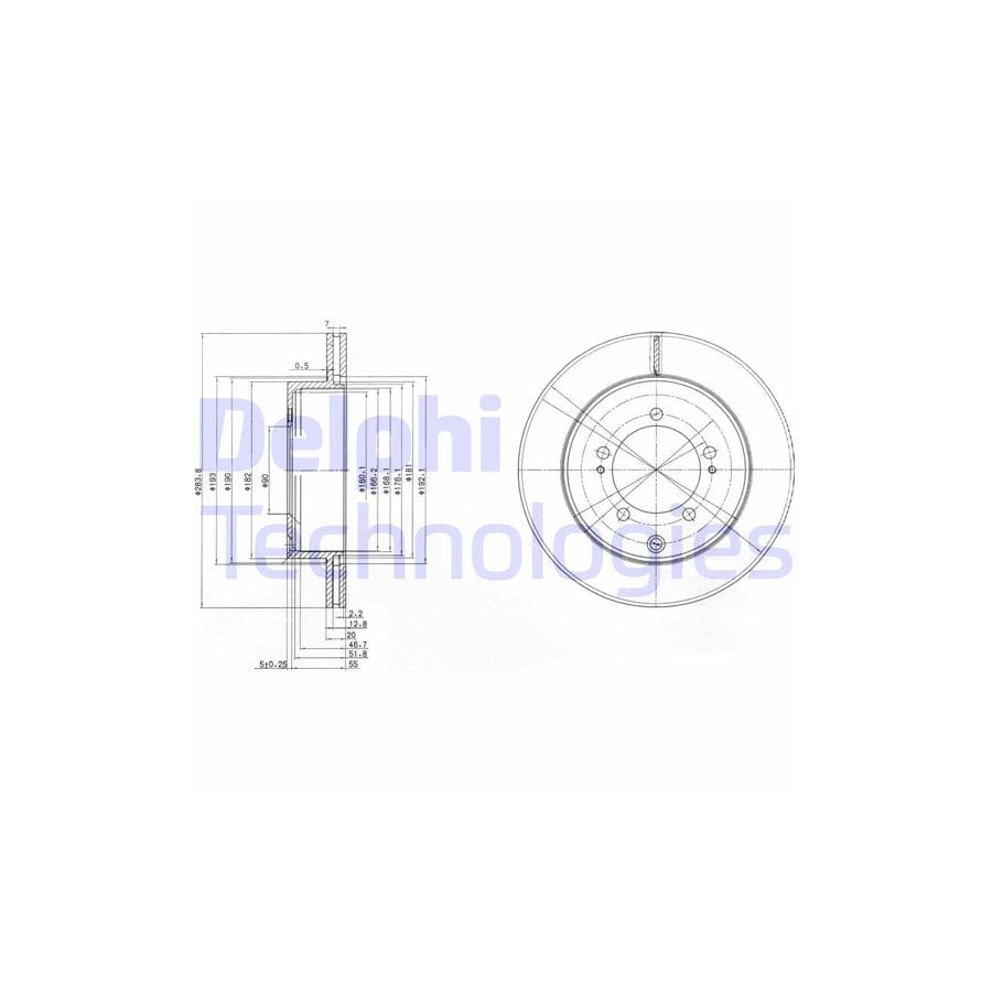 Delphi Bg9849 Brake Disc