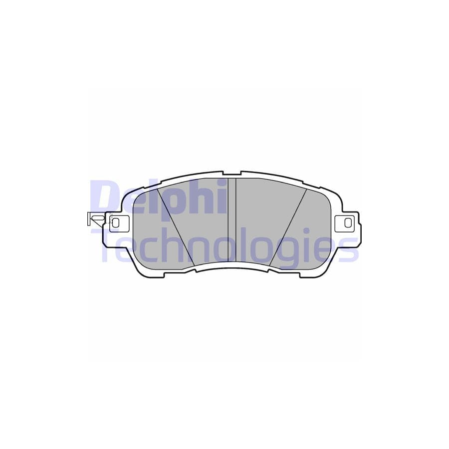 Delphi Lp3189 Brake Pad Set For Mazda 2 Hatchback (Dl, Dj)