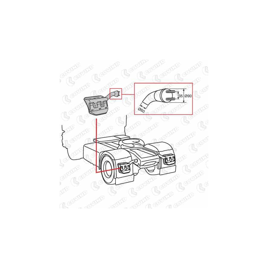 Covind Scr/535 Holder, Mudguard
