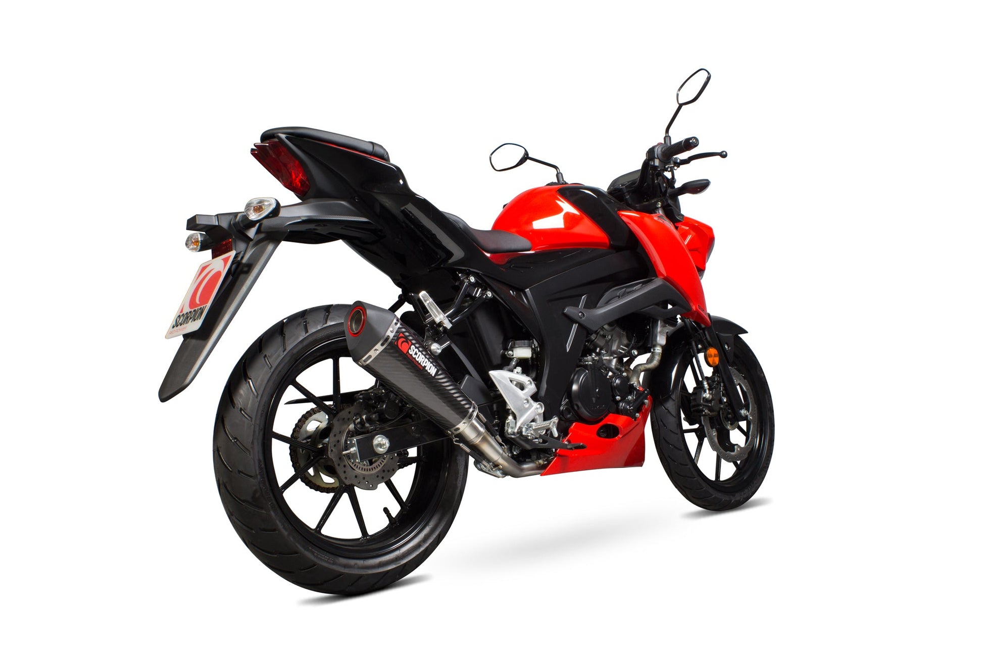 Scorpion RSI124CEO Suzuki Serket Taper Full System - Carbon Fibre Sleeve (GSX-S 125 / GSX-S 150) | ML Performance US US
