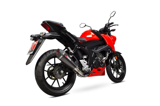 Scorpion RSI124CEO Suzuki Serket Taper Full System - Carbon Fibre Sleeve (GSX-S 125 / GSX-S 150) | ML Performance US US