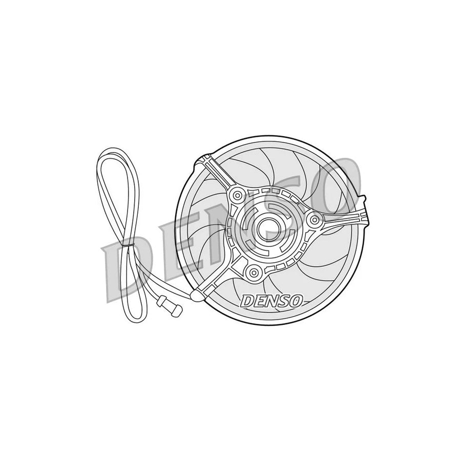 DENSO DER32008 Fan, Radiator