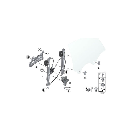 Genuine BMW 51717381922 Mounting Strut Right Rear (Inc. 435dX, 435iX & 430iX) | ML Performance US