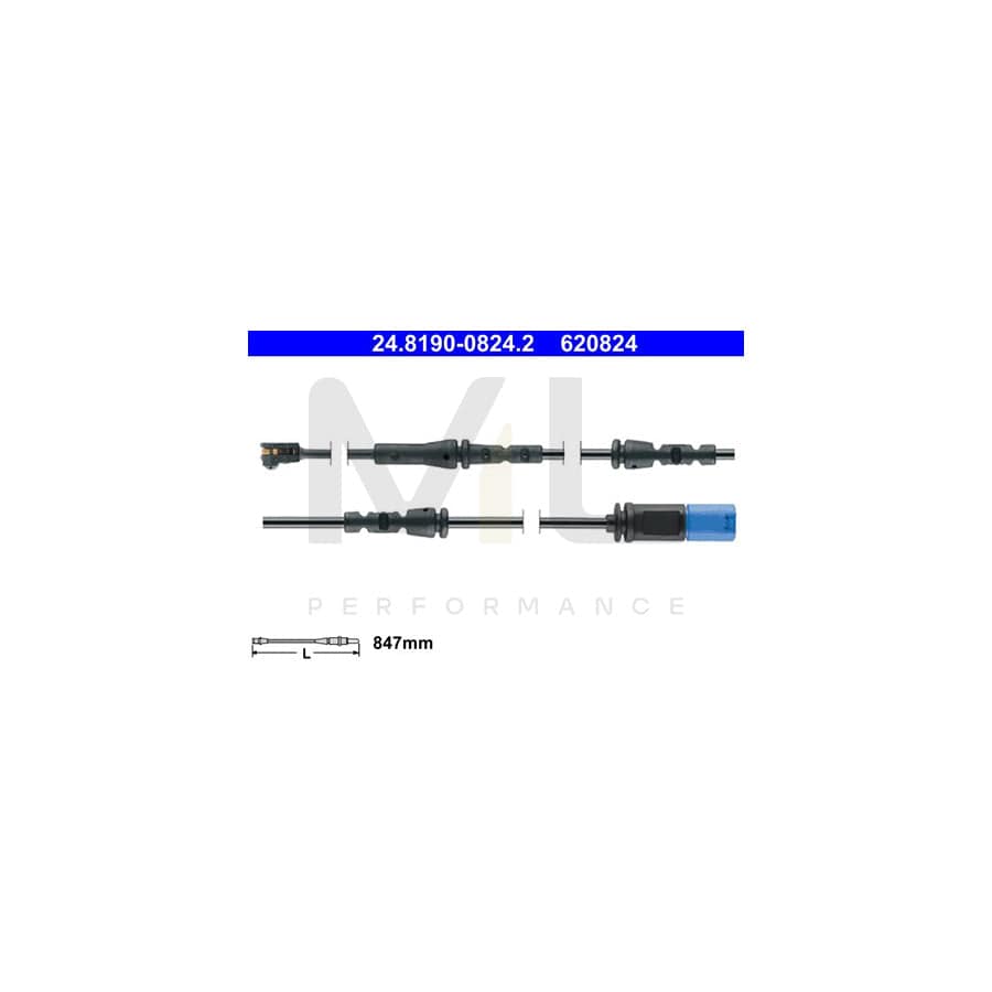 ATE 24.8190-0824.2 Brake pad wear sensor