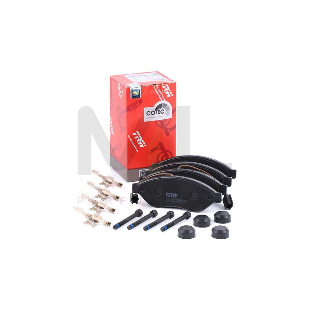 TRW Cotec Gdb1681 Brake Pad Set Incl. Wear Warning Contact, With Brake Caliper Screws, With Accessories | ML Performance Car Parts