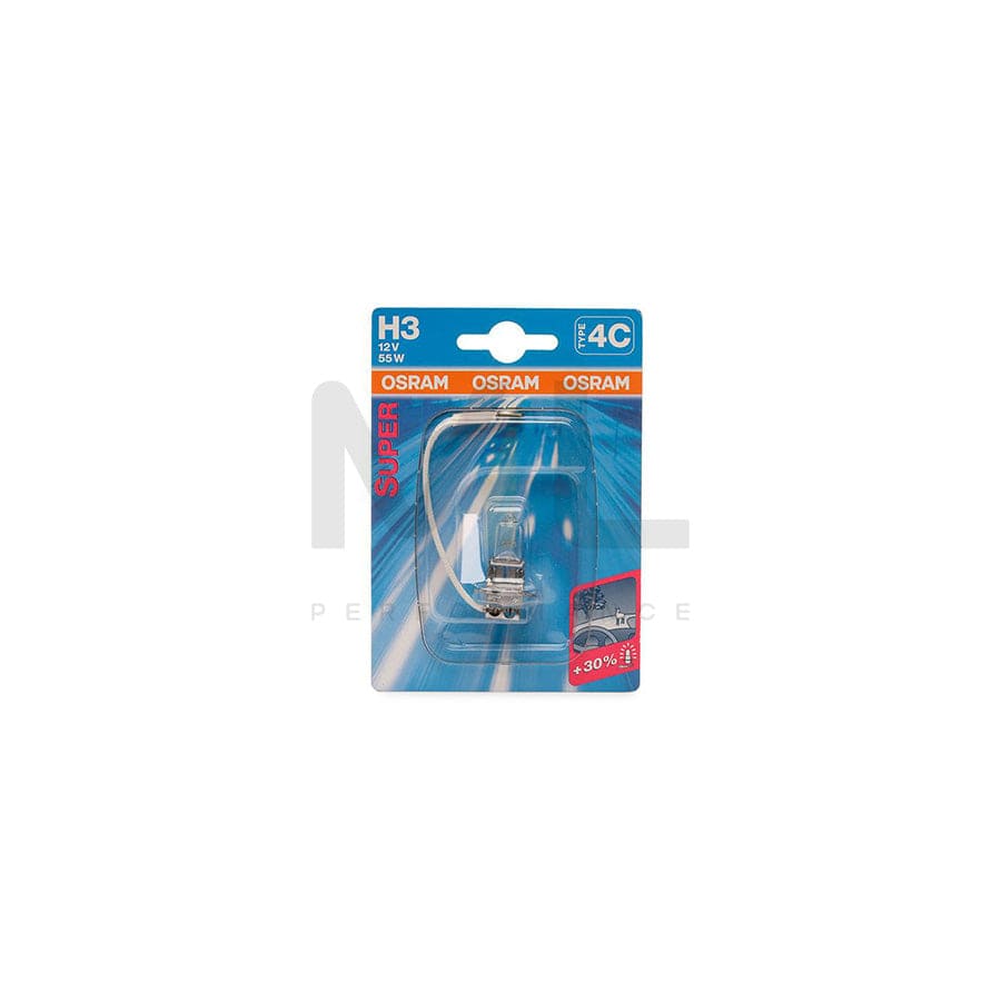 OSRAM 64151SUP-01B Bulb, spotlight H3 12V 55W PK22s Halogen