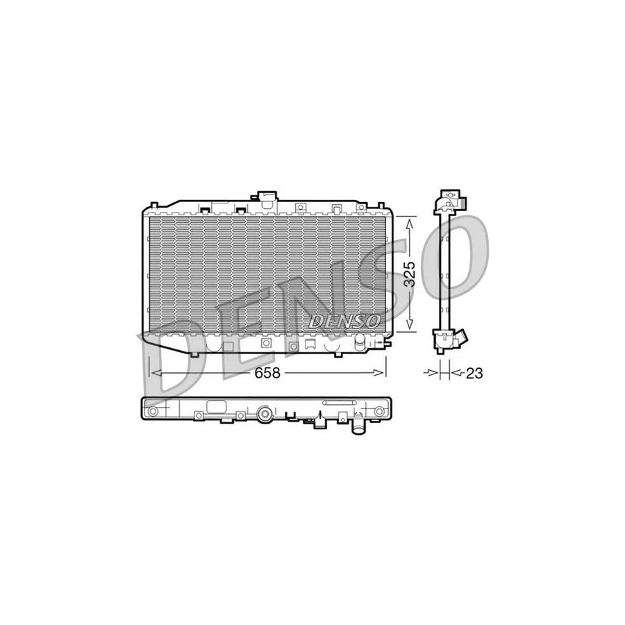 DENSO DRM40002 Engine Radiator