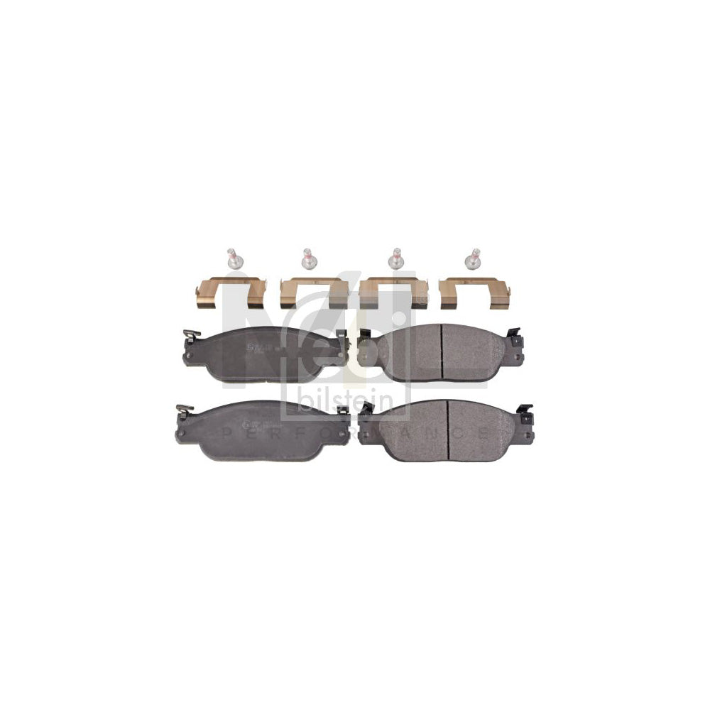 Febi Bilstein 116088 Brake Pad Set For Jaguar S Type (X200) Front Axle, With Attachment Material