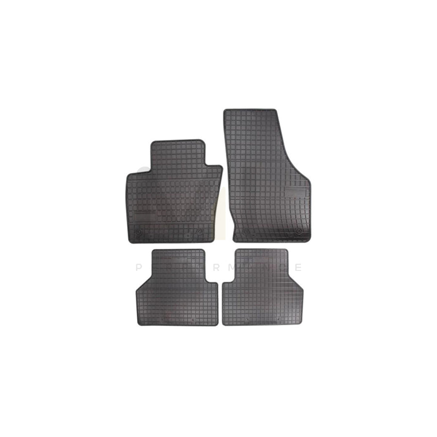 FROGUM Tailored 0733 Floor mat set for AUDI Q3 (8UB, 8UG) Elastomer, Front and Rear, Quantity: 4, Black, (LHD)