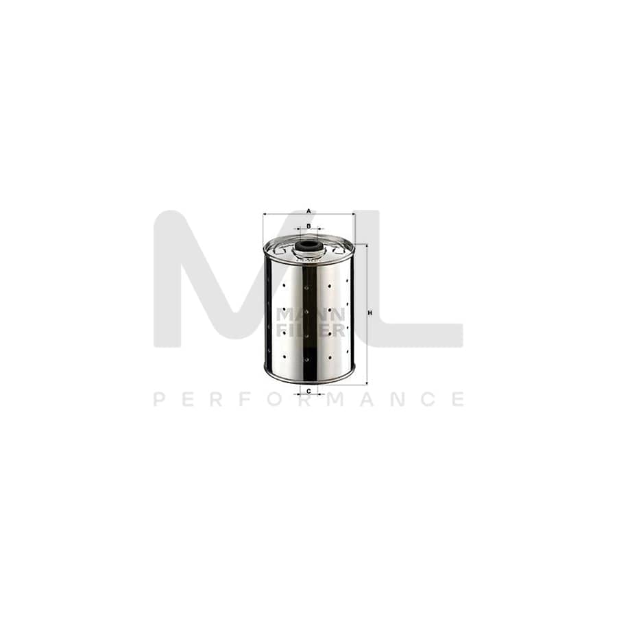 MANN-FILTER PF 815 n Oil Filter with seal, Filter Insert