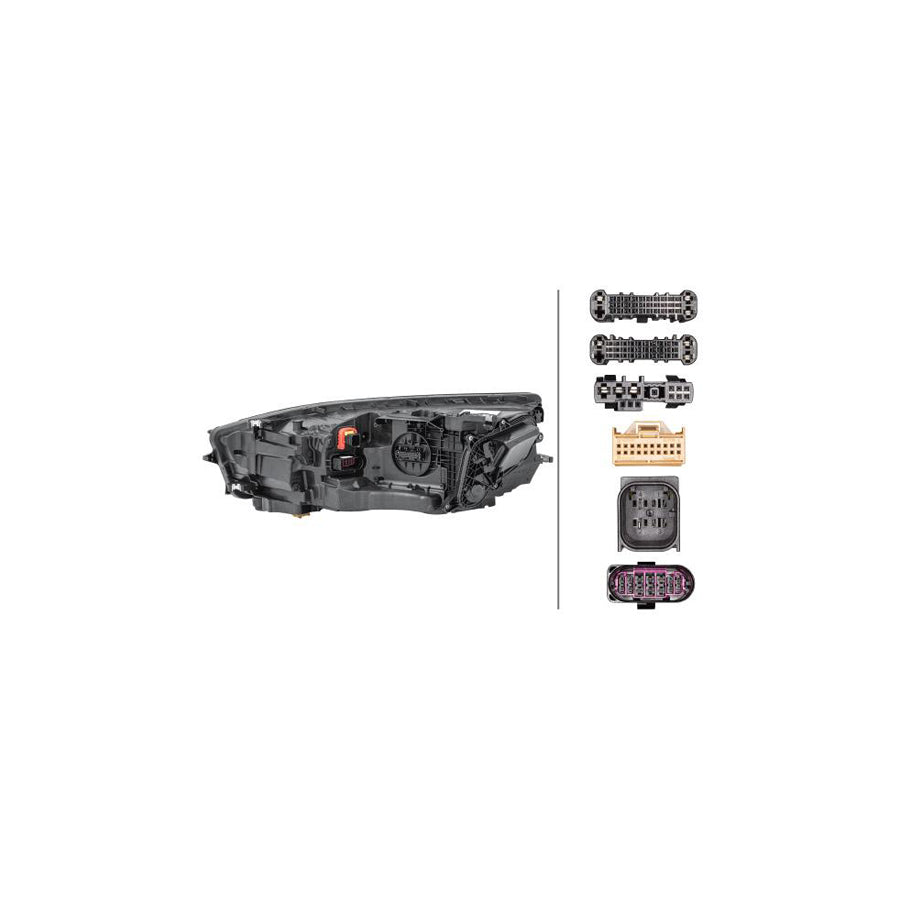 Hella 1EX 011 869-421 Headlight For Audi A7 Sportback (4GA, 4GF)