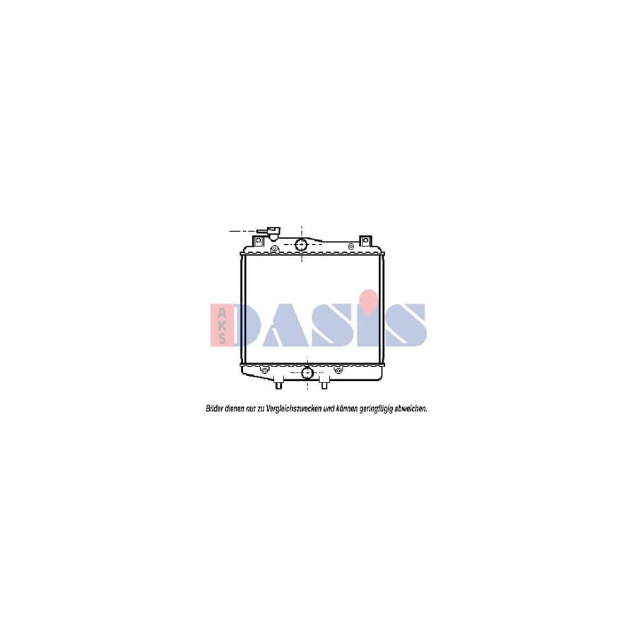 AKS Dasis 360060N Engine Radiator for Daihatsu Charade