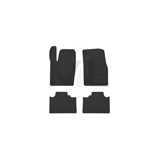 FROGUM Tailored 401792 Floor mat set for JEEP Grand Cherokee IV (WK, WK2) Elastomer, Front and Rear, Quantity: 4, Black, (LHD)