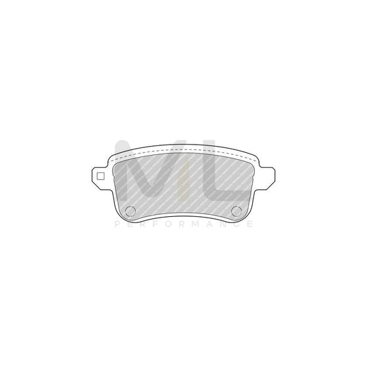 Ferodo Fdb4954 Brake Pad Set Prepared For Wear Indicator, Without Accessories | ML Performance Car Parts