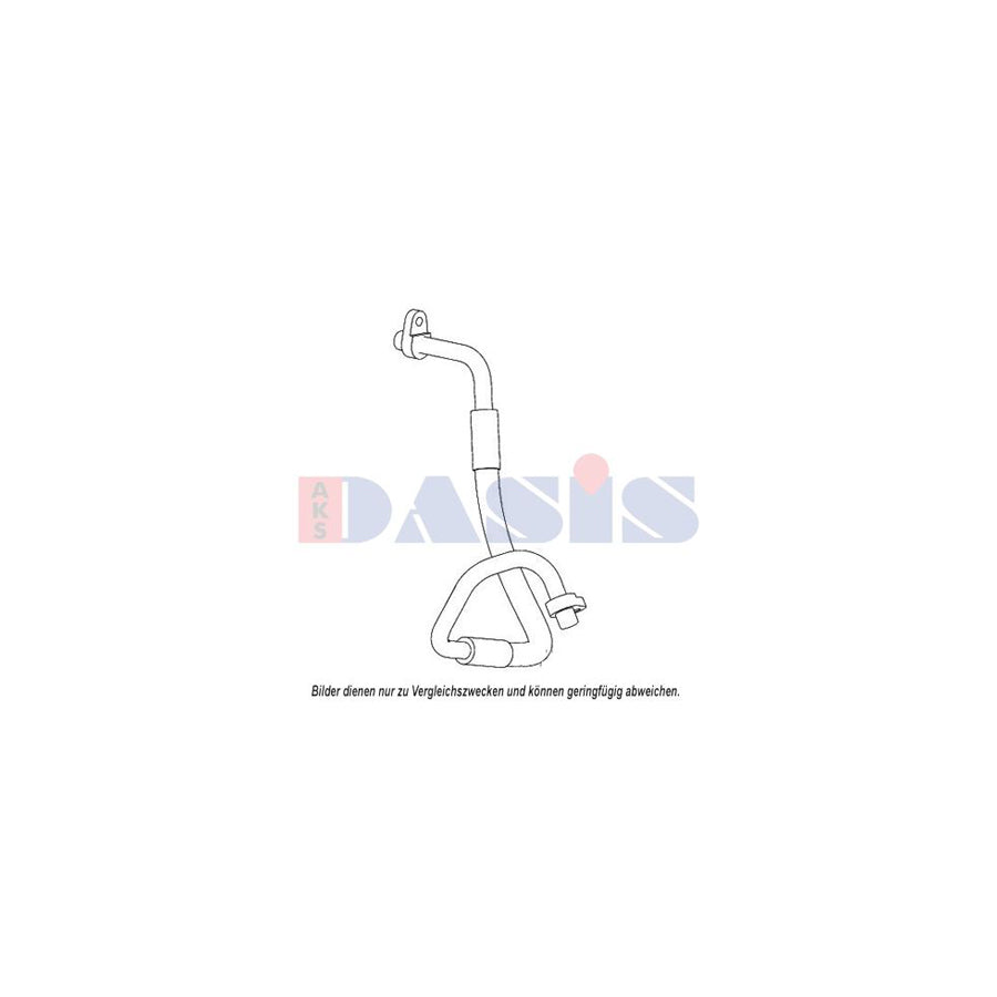 AKS Dasis 885910N High Pressure Line, Air Conditioning