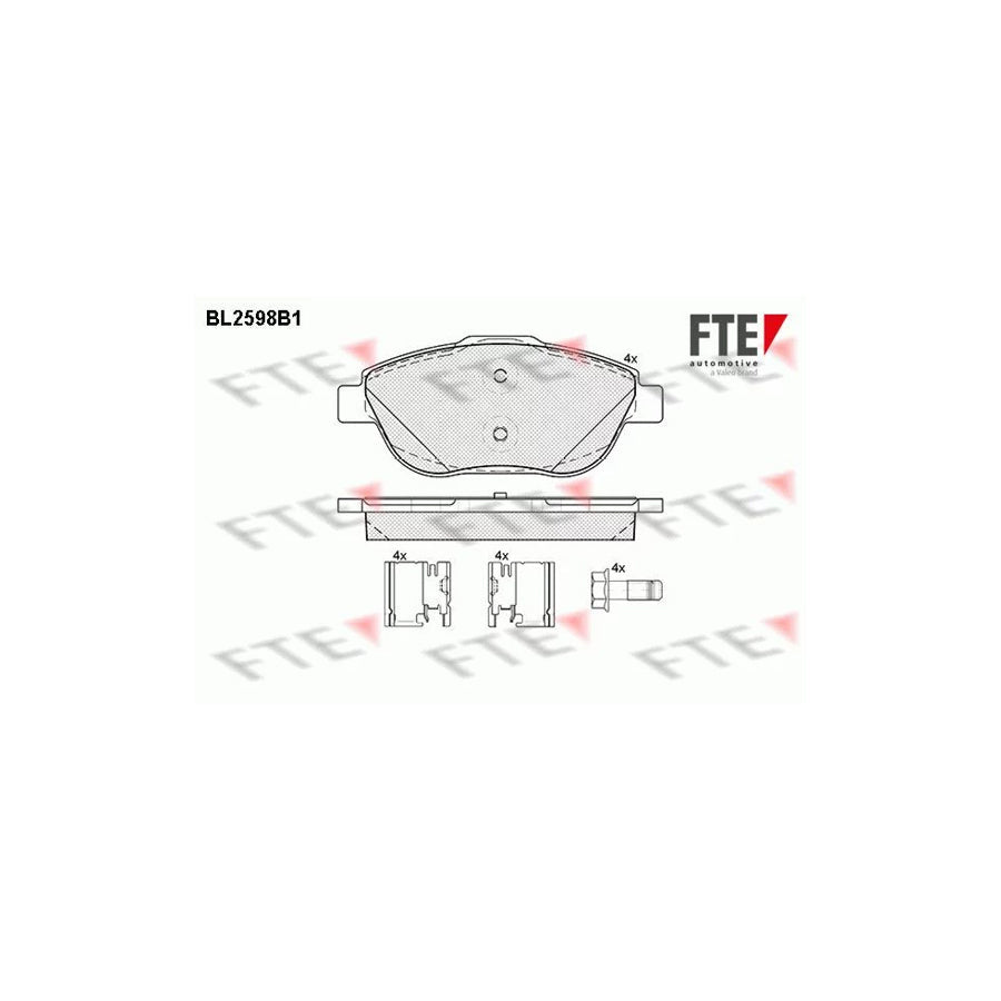 FTE 9010850 Brake Pad Set