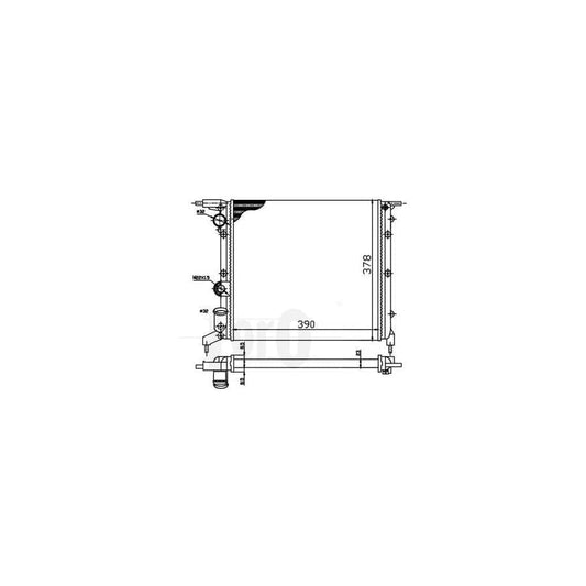 Abakus 0420170019 Engine Radiator