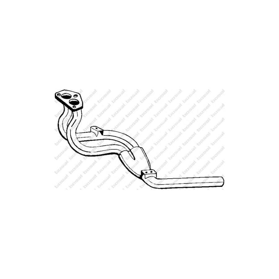 Bosal 781-929 Exhaust Pipe for Volvo 340-360