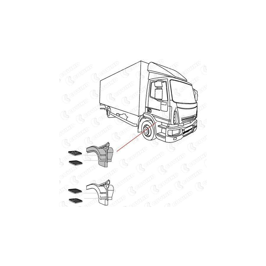 Covind 125/204 Rocker Panel