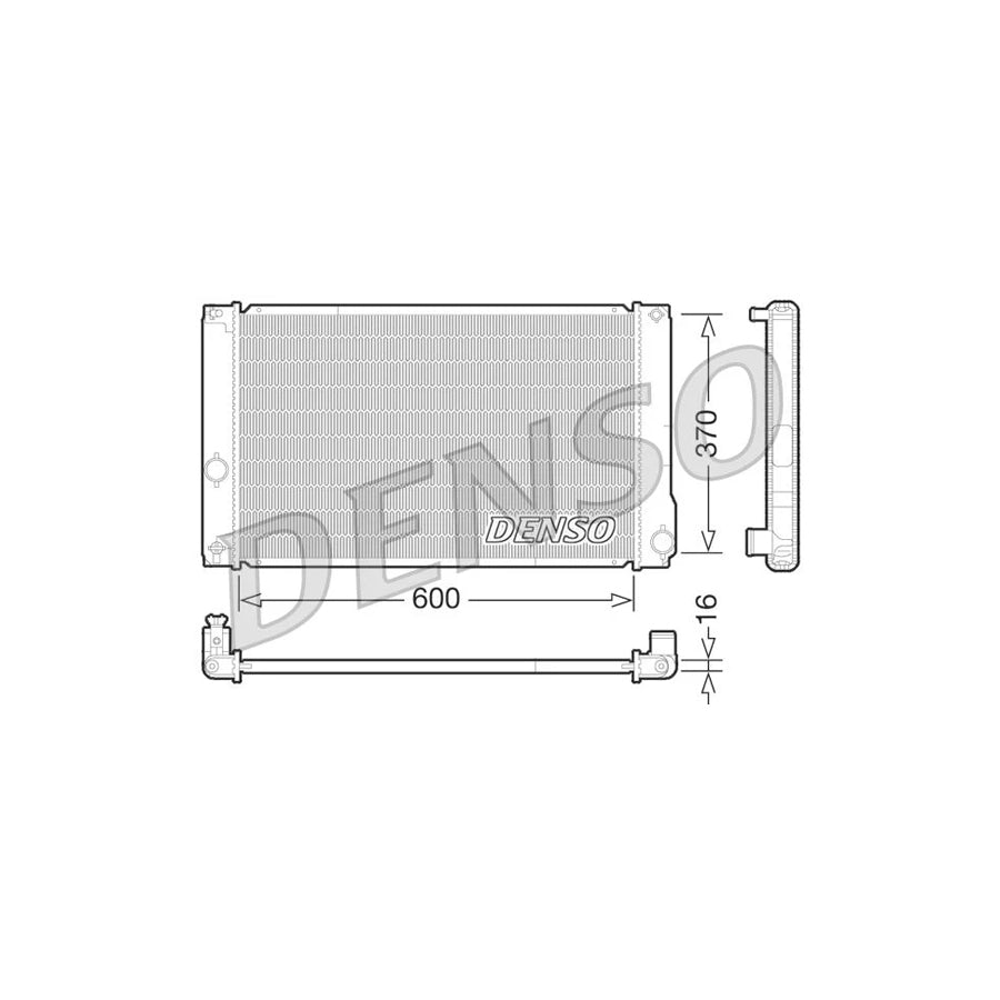 DENSO DRM50076 Engine Radiator