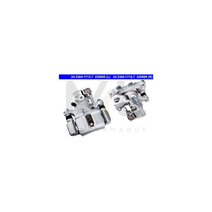 ATE 24.3304-1714.7 Brake Caliper without holder