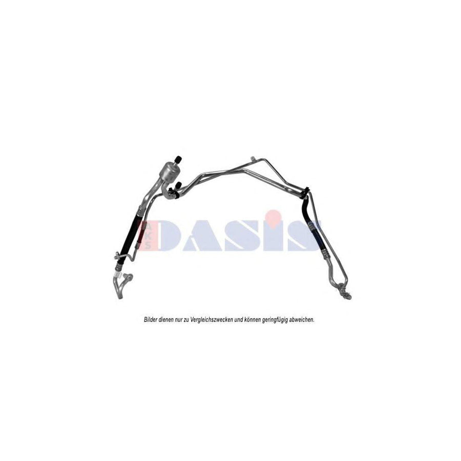 AKS Dasis 885912N High- / Low Pressure Line, Air Conditioning for Citroen C4 I Picasso (Ud)