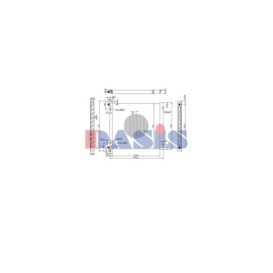 AKS Dasis 422046N Air Conditioning Condenser