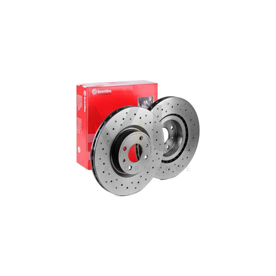 BREMBO XTRA LINE 09.4939.1X Brake Disc Perforated / Vented, Coated, High-carbon, with bolts/screws | ML Performance Car Parts