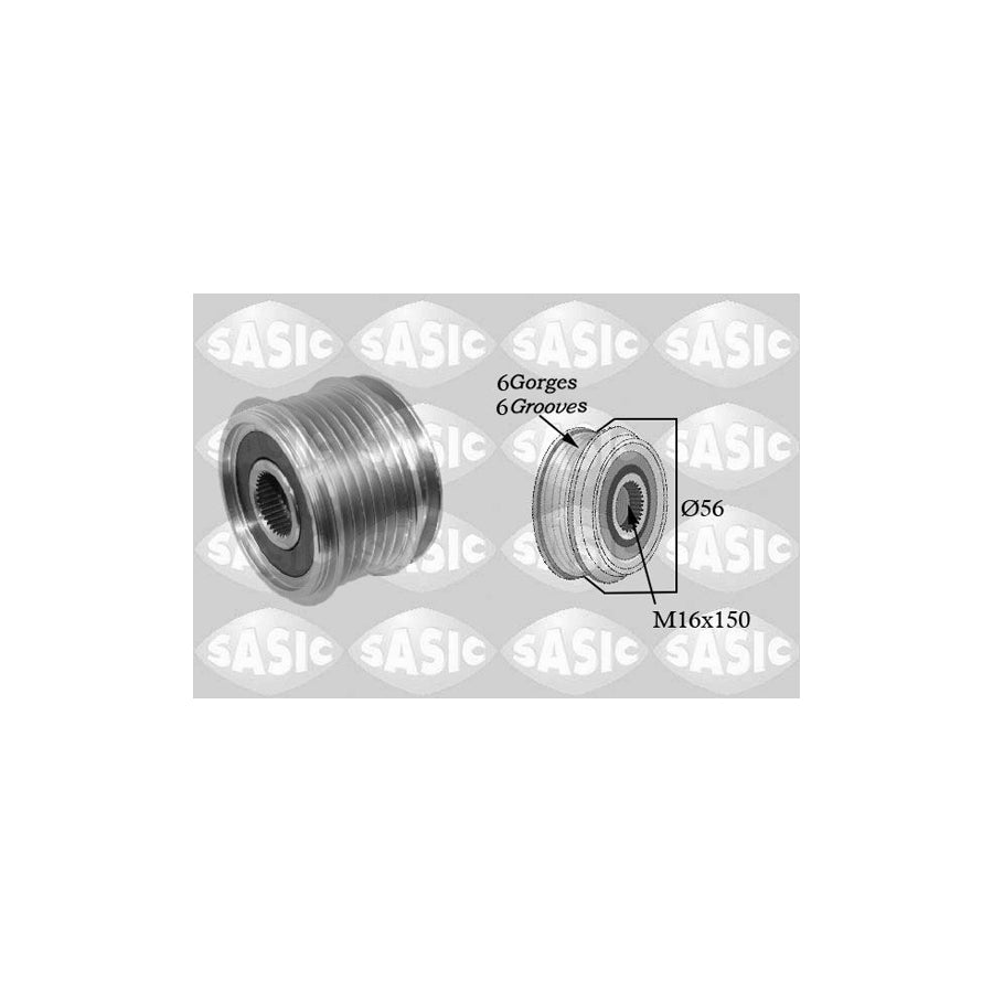 Sasic 1676004 Pulley, Alternator