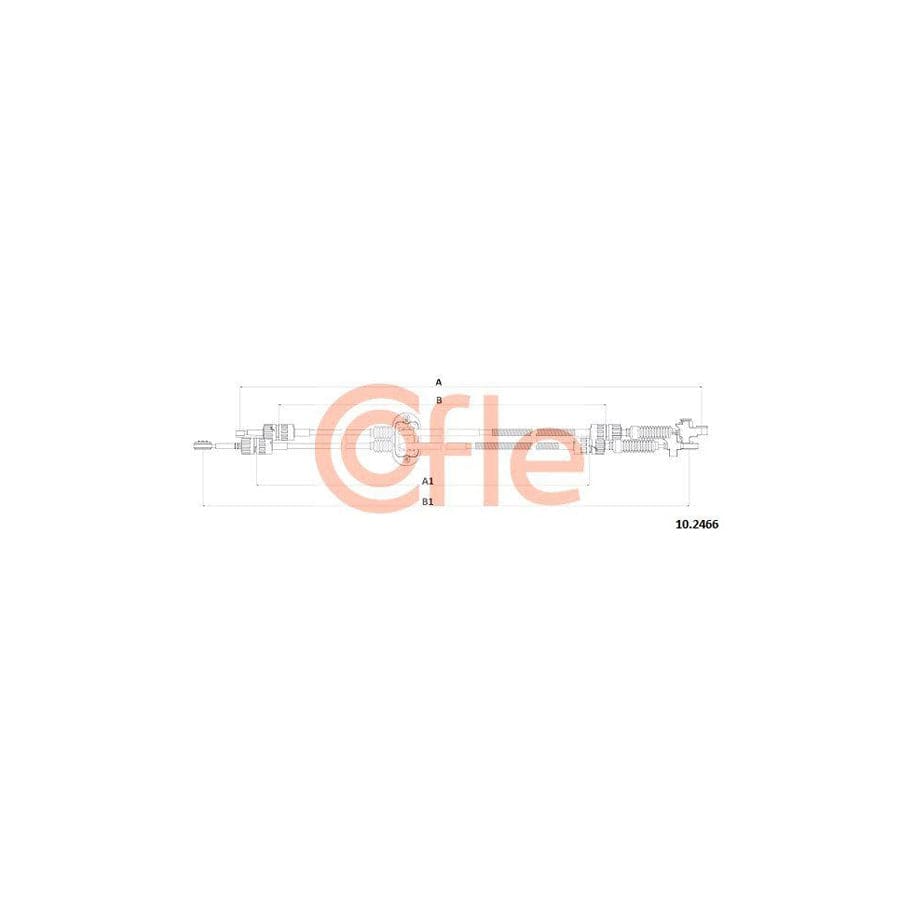 Cofle 10.2466 Cable, Manual Transmission for Ford Focus