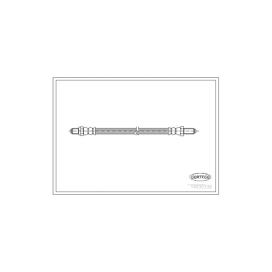 Corteco 19030338 Brake Hose