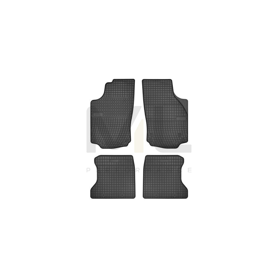 FROGUM Tailored 0705 Floor mat set for OPEL Corsa C Hatchback (X01) Elastomer, Front and Rear, Quantity: 4, Black, (LHD)