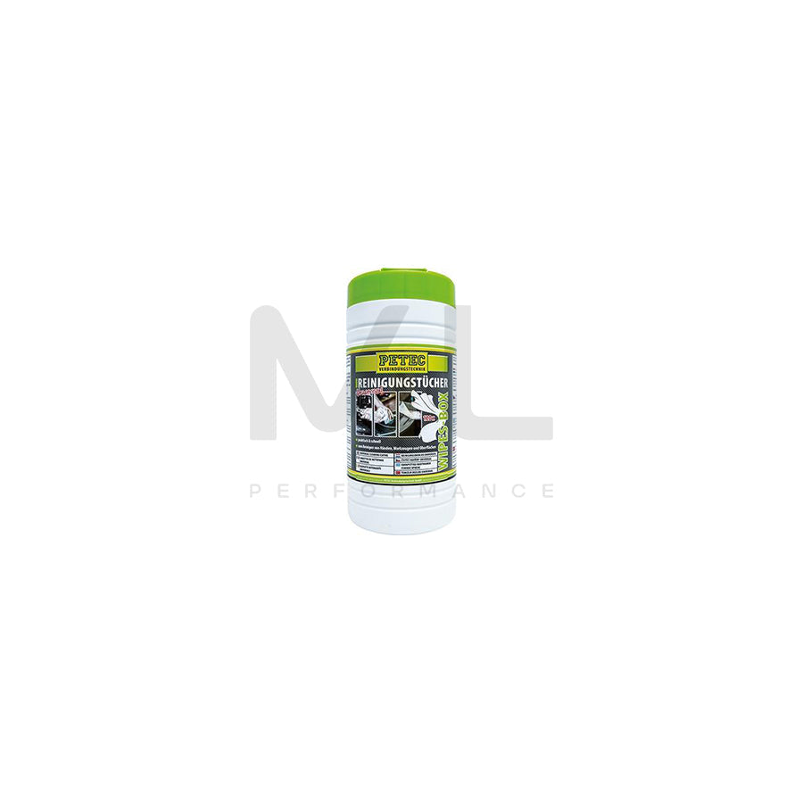 PETEC 82120 Hand cleaning wipes Quantity: 120, Fabric