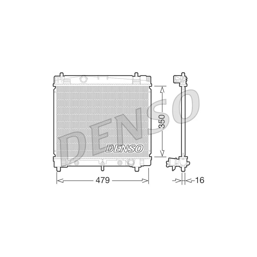 DENSO DRM50070 Engine Radiator