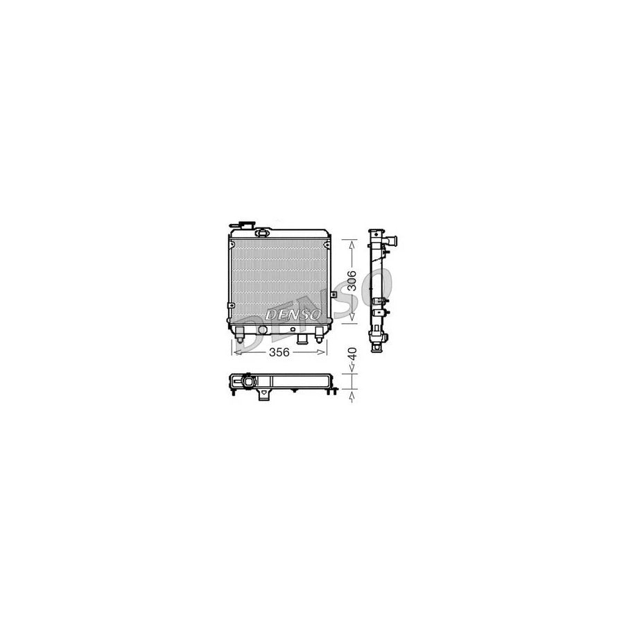 DENSO DRM09081 Engine Radiator