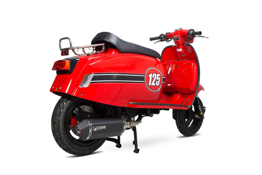 Scorpion RSM54BCER Scomadi TL125 Serket Parallel Full System - Black Ceramic Coated Sleeve | ML Performance US US
