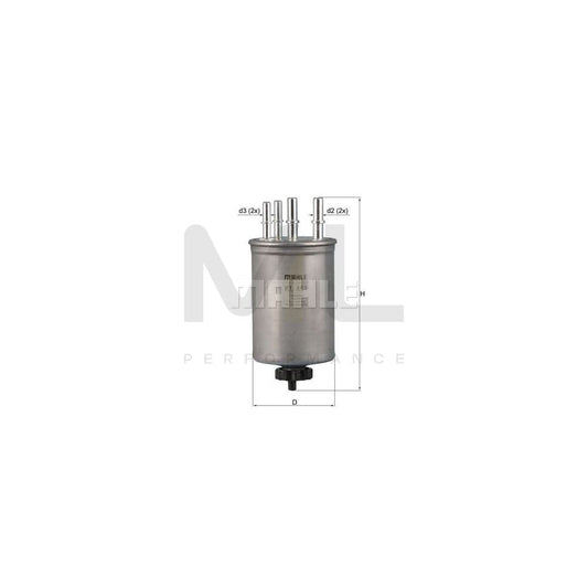 MAHLE ORIGINAL KL 451 Fuel filter In-Line Filter | ML Performance Car Parts