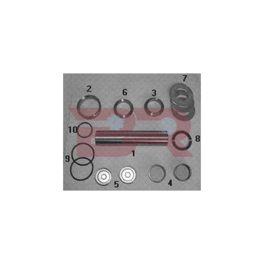 Botto Ricambi Kitiv029 Repair Kit, Kingpin