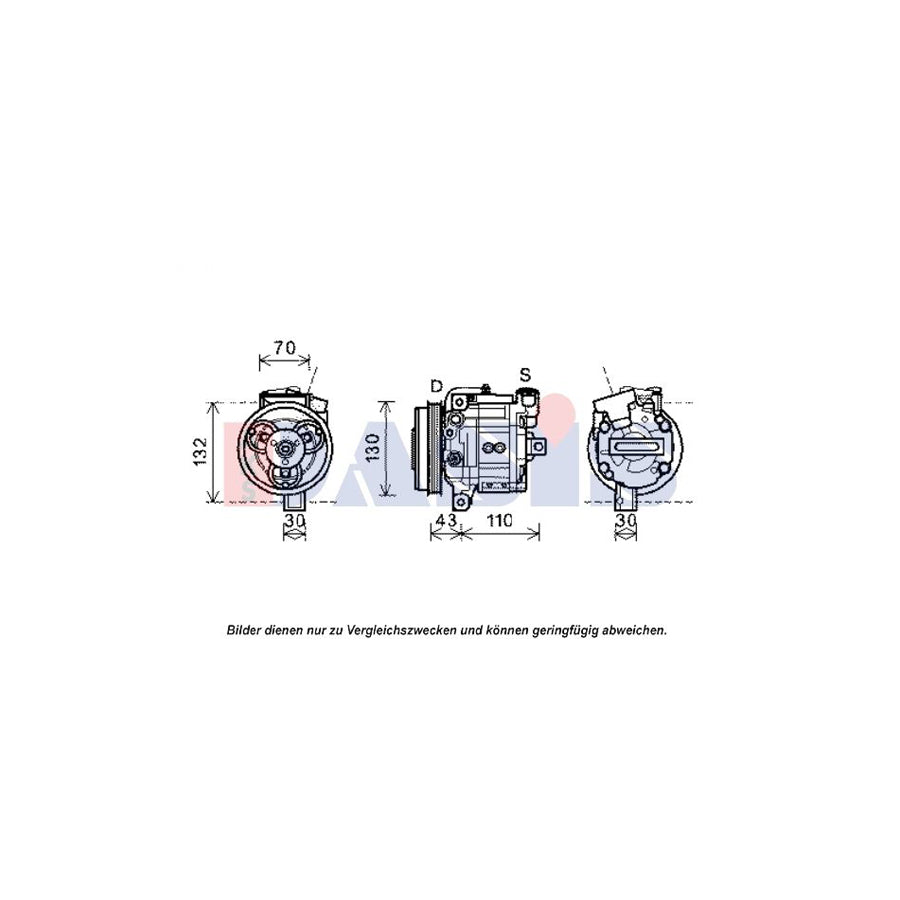 AKS Dasis 851980N Compressor, Air Conditioning