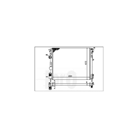 Abakus 0420170010 Engine Radiator