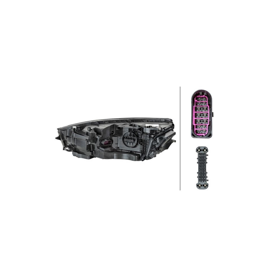 Hella 1EX 011 869-321 Headlight For Audi A7 Sportback (4GA, 4GF)