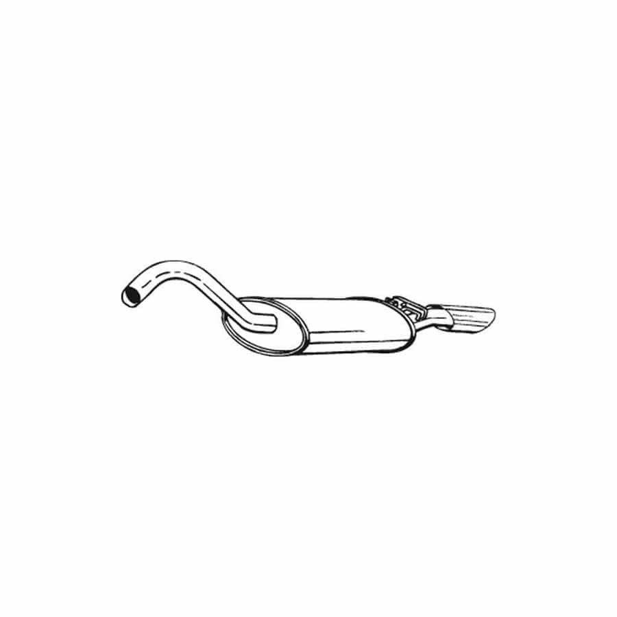 Bosal 105-153 Middle Silencer