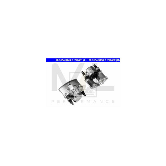 ATE 20.5154-9450.2 Brake Caliper for FIAT FIORINO without holder