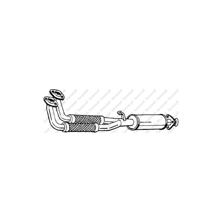 Bosal 100-459 Front Silencer for Alfa Romeo 164 (164)