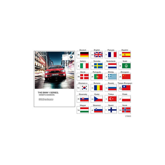 Genuine BMW 01402925913 Owner's Manual F20, F21 W/O Idrive TR (Inc. M135i, 120dX & 125i) | ML Performance US Car Parts