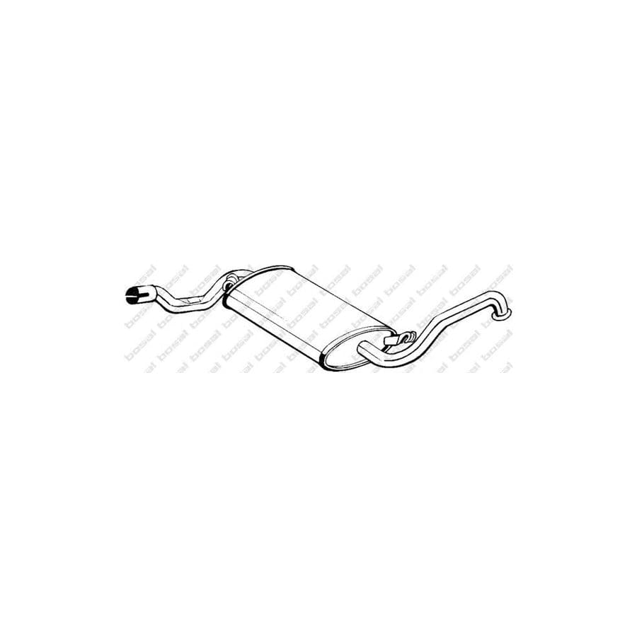 Bosal 105-931 Middle Silencer