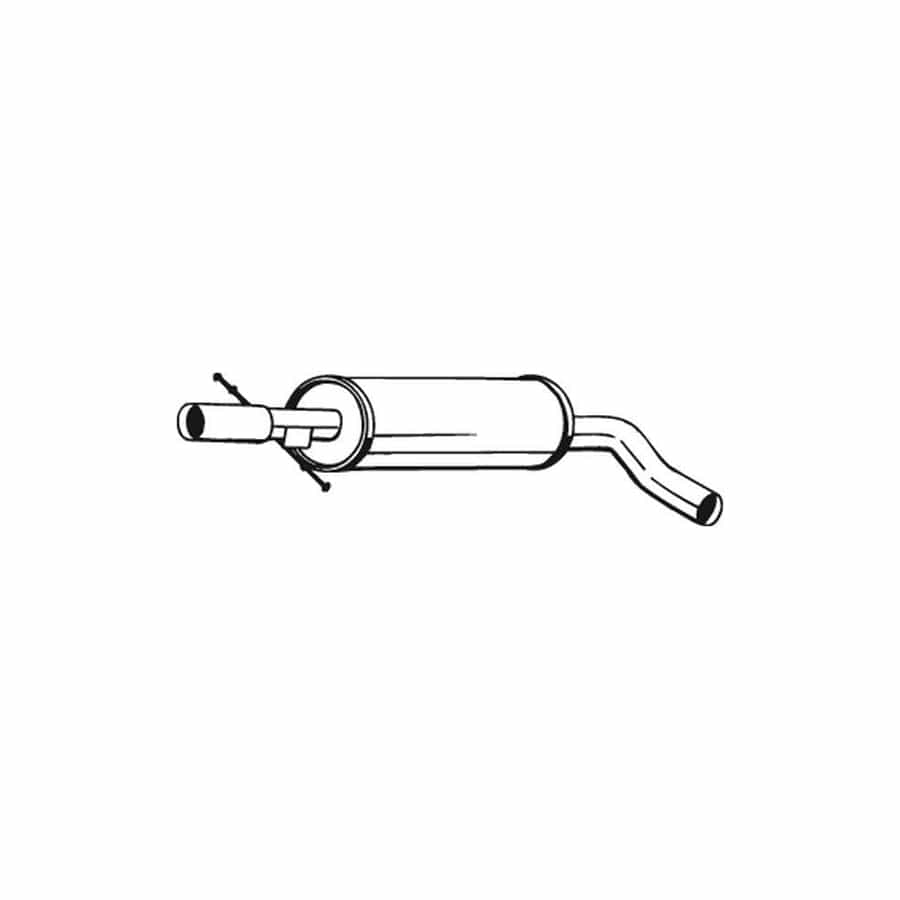 Bosal 105-505 Middle Silencer for Audi Tt