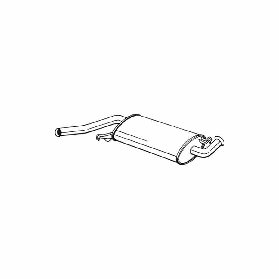 Bosal 105-215 Middle Silencer for Audi A6
