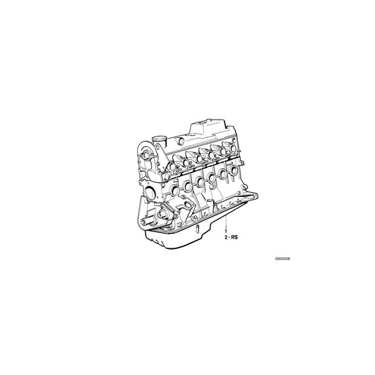 Genuine BMW 11009058447 E30 E28 Set Mounting Parts Short Engine (Inc. 324d & 524d) | ML Performance US Car Parts