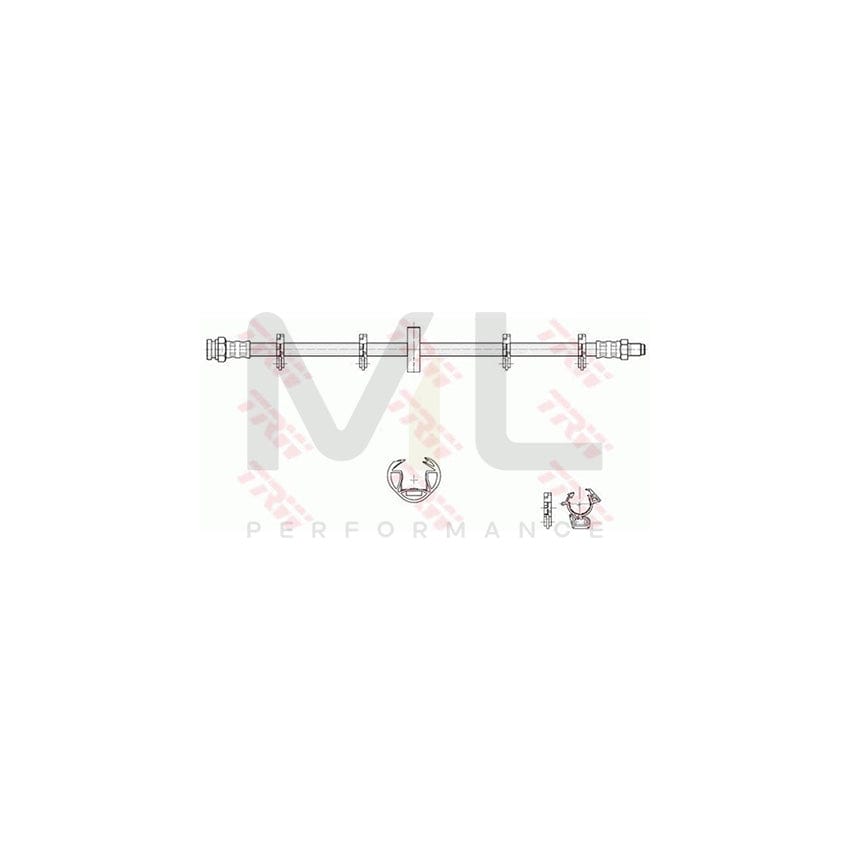 TRW PHB317 Brake Hose for SEAT 131 353mm, M10x1 | ML Performance Car Parts